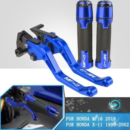 For Honda MF13 MF 13 2018 Motorcycle Accessories Clutch Brake Lever Handle Grips Adjustable Levers X-11 X11 x-11 1999-2002 2001