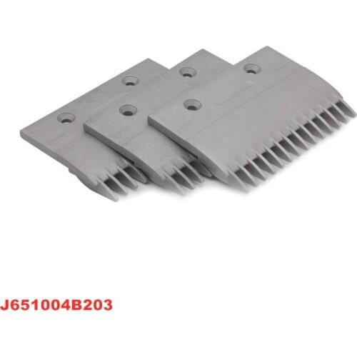 J651004B203 Escalator Comb Use for Mitsubishi L127mm W90mm Hole Space 64mm 14T 1 Pack=5 Pieces