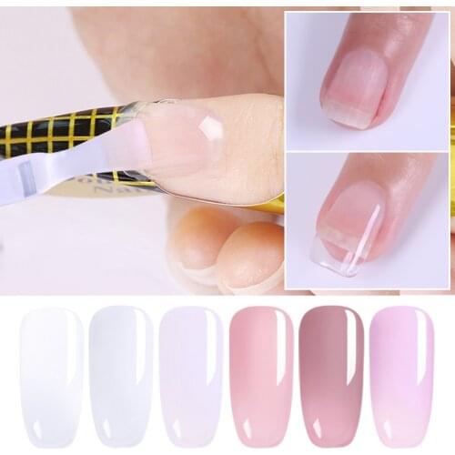 UR SUGAR 7.5ml Quick Builder extension nail gel Clear Pink Nail Tips UV Gel Jelly Acrylic Finger Nail Art Poly varnish Gel