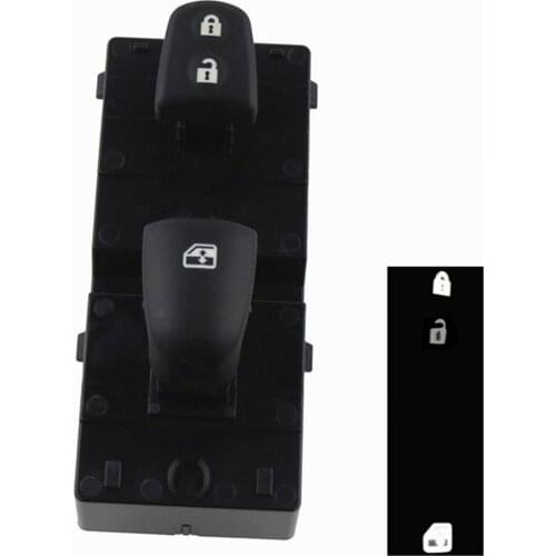 White Light Electric Control Power Master Window Lifter Switch Button For Nissan Tiida 2011-2016 Altima Sylphy X-Trail Qashqai