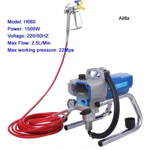 High-pressure airless spraying machine Professional Airless Spray Gun Airless Paint Sprayer Wall spray H680 Paint sprayer