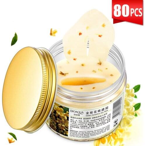 Eye Patches Face Serum Eye Bags Collagen Gold Osmanthus Ball Design Mask for the Face Anti-Aging Remove Dark Circle
