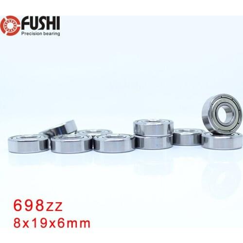 698ZZ ABEC-5 (100PCS) 8x19x6mm Miniature Ball Bearings 619/8ZZ EMQ Z3V3