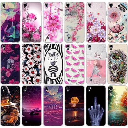 Soft TPU Cases For LG X power K210 K220 LS755 Cases Flower Girl Back Cover Skin For LG X Power K220DS Bags 3D Relief Fundas Capa