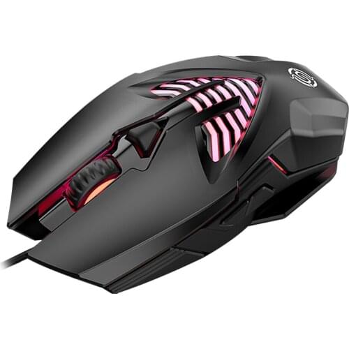 PC Gaming Mouse Q1 Macro Definition Computer 3200 DPI Adjustable USB Wired Mice for Household Computer Safety Parts