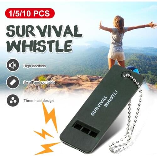 Outdoor Soccer Baseball Sound Referee First Aid Kit Rescue Emergent Sport Decibel Camp Hike Survive Signa Life Save Whistle