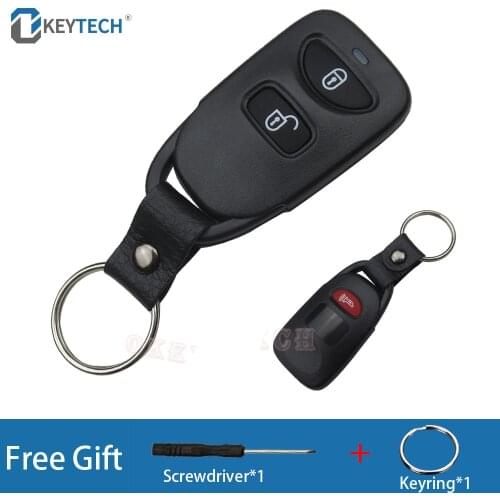 OkeyTech 2+1 Buttons Remote Control Key Shell For Hyundai Elantra IX25 Tucson For Kia Replacement Car Auto Key Cover Case Fob