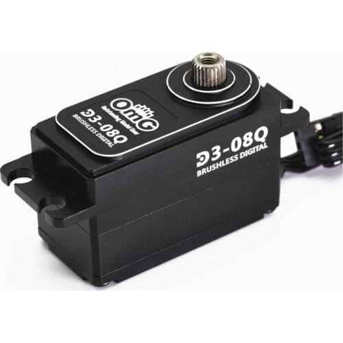 OmG D3-08Q 8kg Brushless Digital Servo CNC Shell Short Body High-Speed Metal Brushless Digital Servo For Rc Racing Drift Car