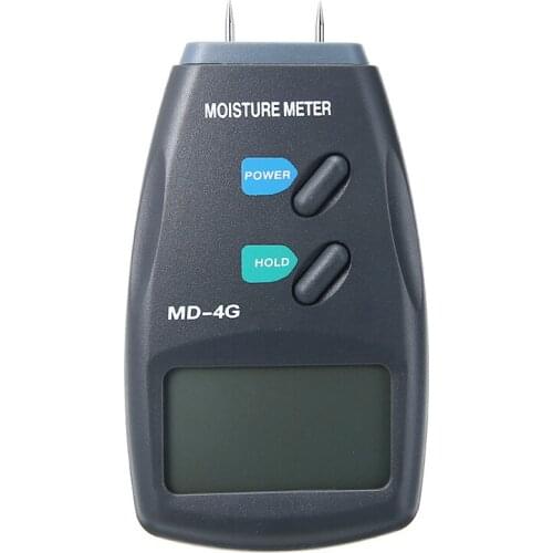 Portable 5%-40% Damp Meter Moisture Detector Digital LCD Display Wood Brick Humidity Caravan Tester Moisture Analyzers Tools