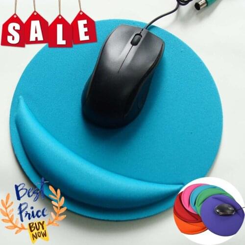 Dropshipping Solid Color Mouse Pad EVA Wristband Gaming Mousepad Mice Mat Comfortable Mouse Pad Gamer For PC Laptop