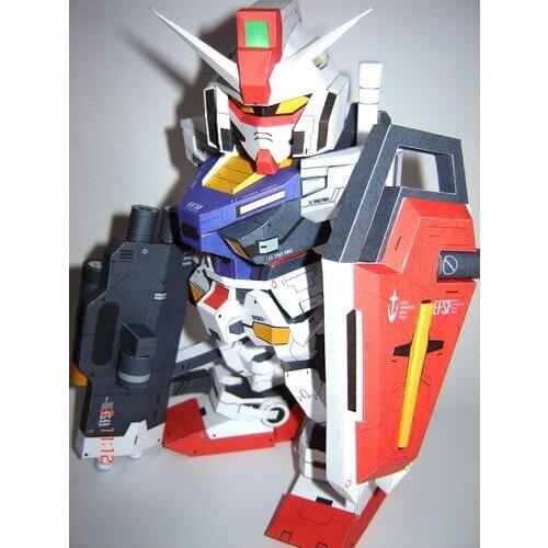 SD Gundam RX-78-2 3D Paper Model DIY Handmade Toy