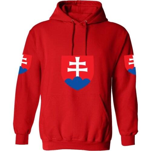 SLOVAKIA male pullover custom name number svk sweatshirt nation flag slovensko country slovak republic college boy clothes