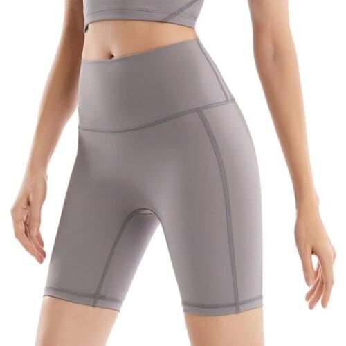 Sports Shorts Women Summer New No Embarrassing Line Women Yoga Shorts Elastic Quick Drying High Waist Running Fitness Shorts