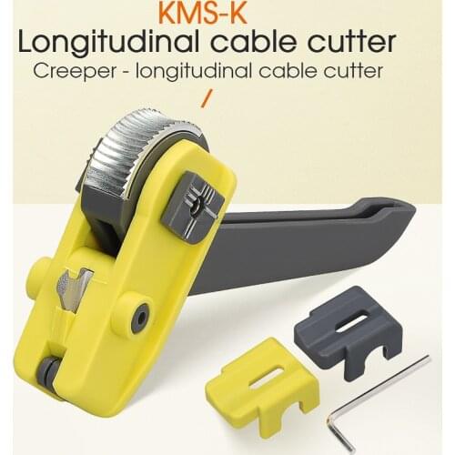 Optical Fiber Tool Longitudinal Stripper KMS-K Cable Jacket Slitter Cable Sheath Cutter Free shipping