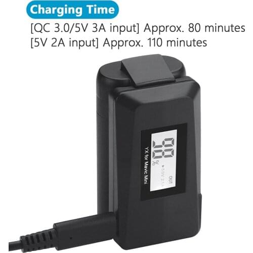 Mavic mini Battery display Charger Monitor with Discharger features for dji mavic mini drone Accessories