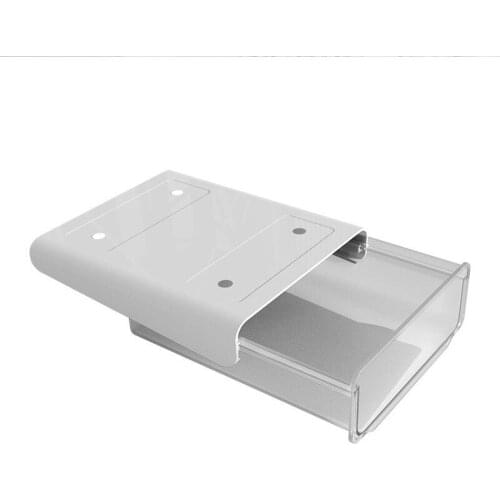 1PC Punch-Free Pencil Tray Under Desk Table Storage Drawer Organizer Box Self-Adhesive Under-Drawer Dormitory Desk Holder