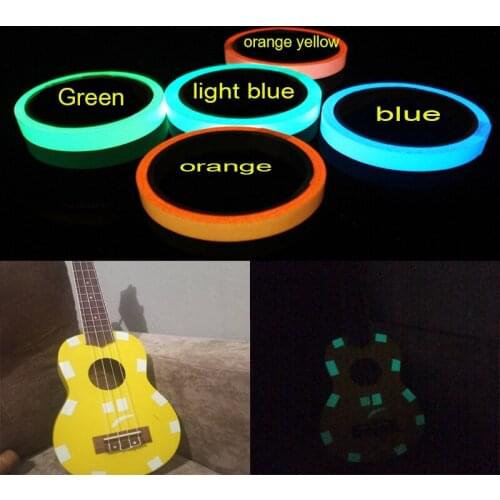 1Pcs Glow In Dark Luminous Tape High Quality Night Vision Wall Sticker Self Adhesive Fluorescent Warning Tape Emergency Sticker