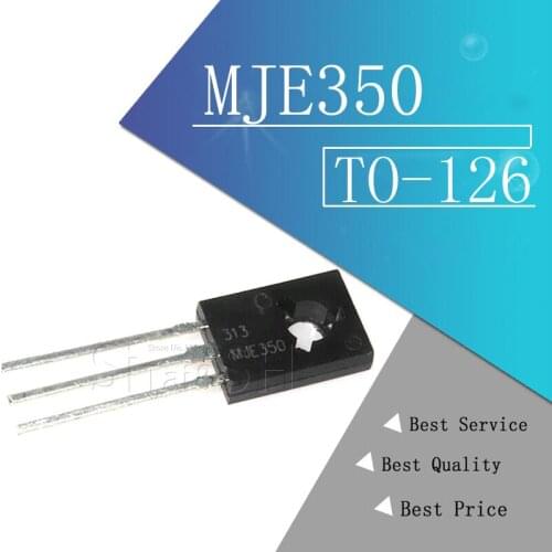 10pcs (5PCS MJE340 + 5PCS MJE350 ) TO-126 KSE340 KSE350 TO126 new original amplifier tube