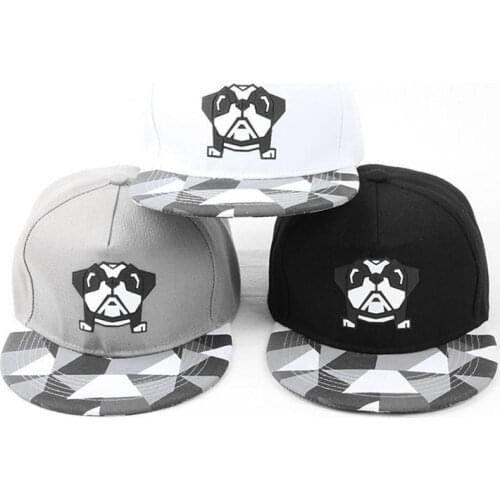 2020 Cotton Dog Rubber Baseball Cap Hip-hop Cap Adjustable Snapback Hats for Men and Women 301