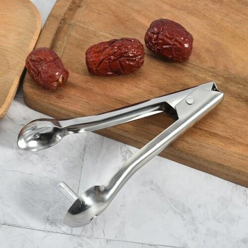 50PCS Fruit Olive Pitter Tool Seed Handheld Kitchen Fruit Remover Kit Machine OPP Bag Packing