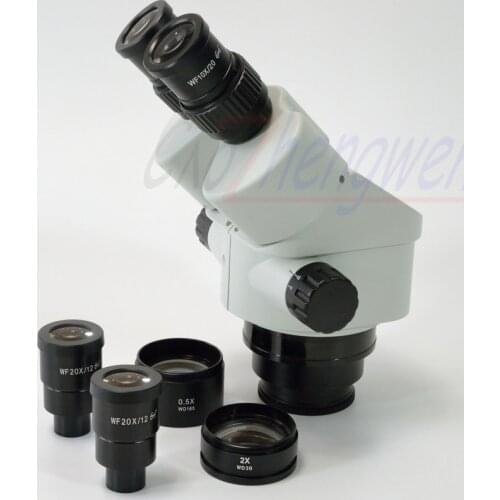 FYSCOPE 7x-45x 3.5x-90x 3.5X-180X Binocular Stereo Zoom Microscope Body Smart Phone Repair Microscope