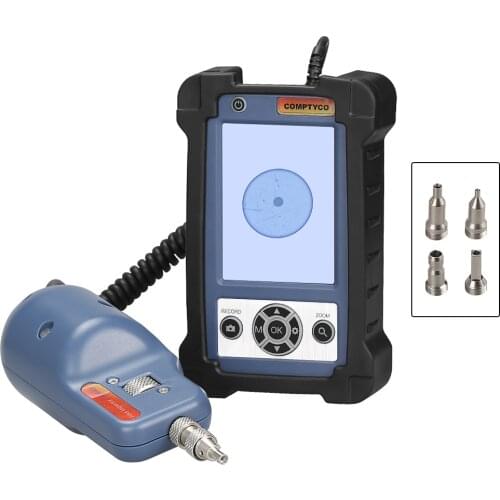 COMPTYCO AUA-400 Fiber Optic Inspection Microscope Probe with 3.5 inch Display ScreenMonitor