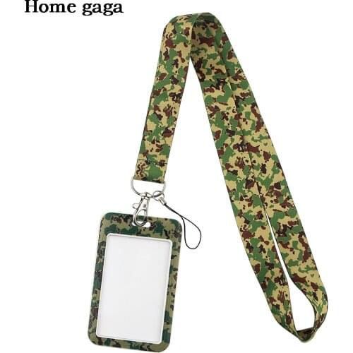 DB379 Homegaga Green Keychain Lanyards Badge ID Holder ID Card Pass Mobile Phone USB Neck Straps Badge Holder Key Strap
