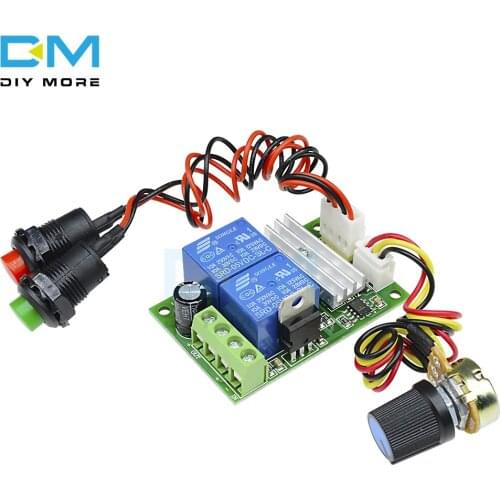 6V 12V 24V 3A DC Motor Speed Controller Module PWM Adjustable Reversible Switch Control Diy Electronic PCB Board