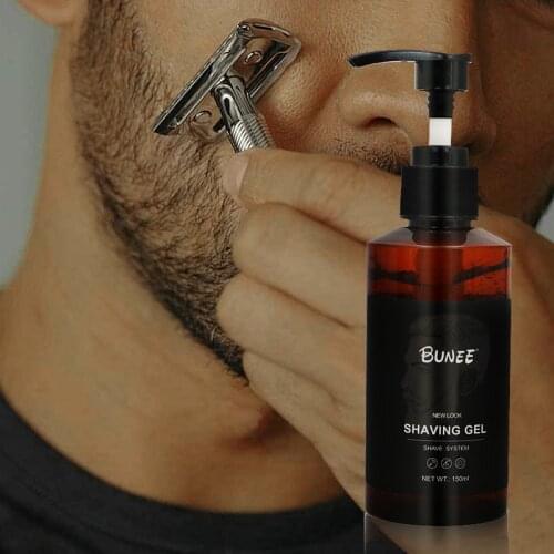 Bunee Men shaving gel softening refreshing shaving foam beard 150ml