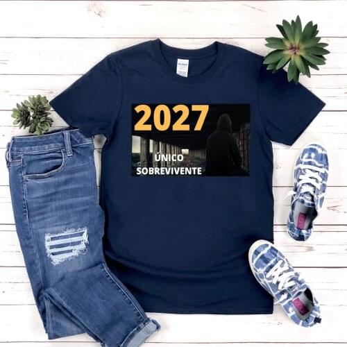 Javier Claims To Be Trapped In 2027 Tees Javier Woke Up Alone In 2027 Unisex T Shirt Time Traveler Javier Funny T-Shirt