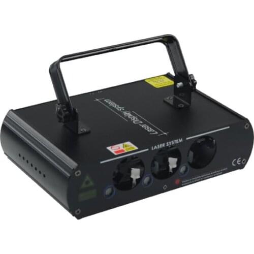 X23-RGB300 R650-100mW+G532-50mW+B445-120mW 300MW Three eyes RGB laser party stage DJ bar club KTV disco studio lighting