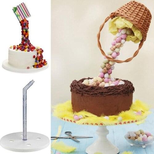 New product Cake Support Structure Frame Anti Gravity Cake Wedding Decorative pouring Hanging kit Birthday cake Party DIY S E5F8