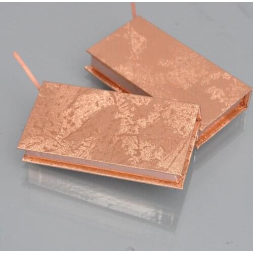 Wholesale Eyelash Packaging Box Lash Boxes customize Faux Cils 25mm Mink Eyelashes Package Rose Gold Magnetic Cases Bulk Vendors
