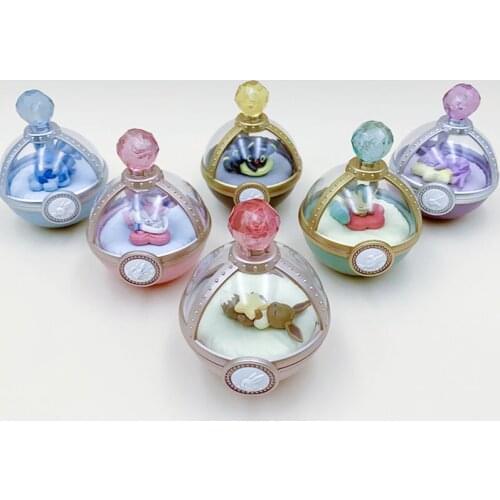 Pokemon Action Figure 6pcs Sleeping Eevee Doll Collectibles Vaporeon Jolteon Flareon Espeon Umbreon Leafeon Glaceon Sylveon Toy