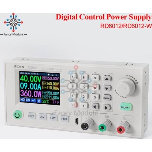 RD RD6012 RD6012W RD6018 RD6018W USB WiFi DC to DC Voltage Step Down Power Supply Adjustable Buck Converter Voltmeter 60V 12A