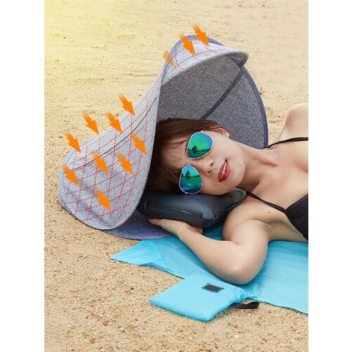 Portable Small Awning Outdoor Beach Face Tent Umbrellas Face Tent Lightweight Sun Shelter/Canopy UV Protection With Storage Bag