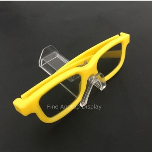 Transparent plastic display accessories for sunglass display frame eyeglasses nose holder