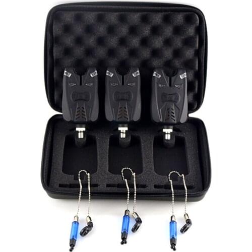 Fishing Swingers Set LED Illuminated Fishing Bite Alarm Set Fishing Alarm Kit Carp Fishing Accessories