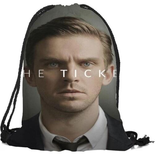 Custom Dan Stevens Drawstring Backpack Silk Soft Bag Travel Beach School Backpack More Size Custom You Image