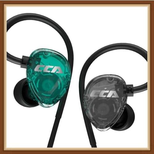 CCA CSA In Ear Earphone 10mm Dynamic Driver Running Sport HIfi Earplug 3.5mm Gold-plated Cable Bass Earbuds C12 CA16 ZSX EDX