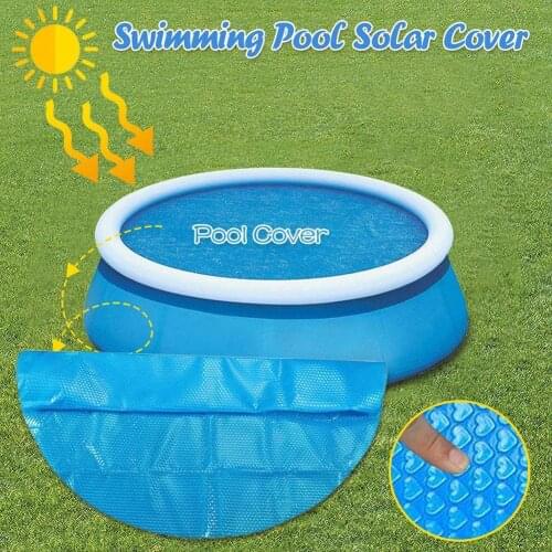 8/10/12/15ft Round Anti Sun Dust Proof Inflatable Swimming Pool Protective Cover Durable Dust Proof Anti Sun Swimming Pool Cover