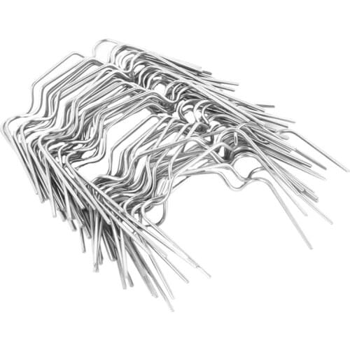 Best 50Pcs Stainless Steel Greenhouse W Clips Spring Wire Glazing Glass Frame Fixing Clamp