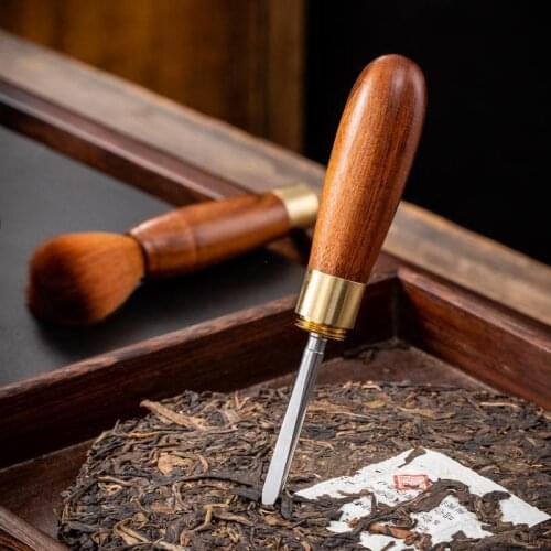 Plate Toy Pot Tea Brush Kung Fu Accessories Tea Knife and Brush Double User