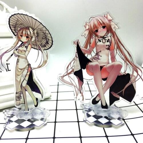 1pc Cute Anime In Solitude Figure Acrylic Stand Figure Toys Yosuga No Sora Kasugano Sora Girl Model Plate Holder Desktop Gift