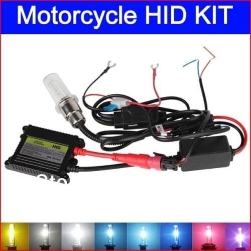 35W H6 swing angle HID Xenon Headlight Motorcycle Motorbike Bike Slim lamp Kit 4300K,6000K,8000K,10000K