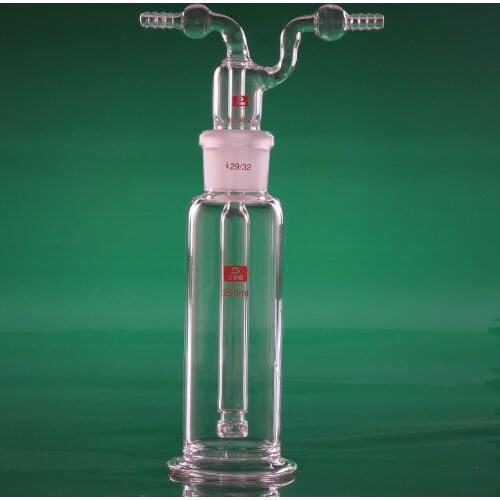 250ml borosilicate Gas washing bottles resist high temperature Porous gas bottle laboratory glassware
