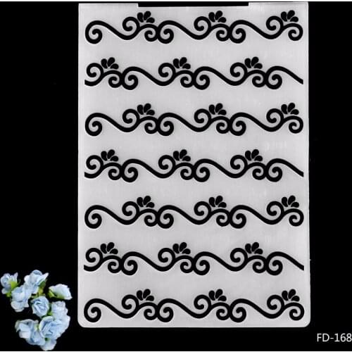 Flowers Patterm Plastic Embossing Folder for Scrapbook DIY Album Card Tool Plastic Template 10.5x14.5cm