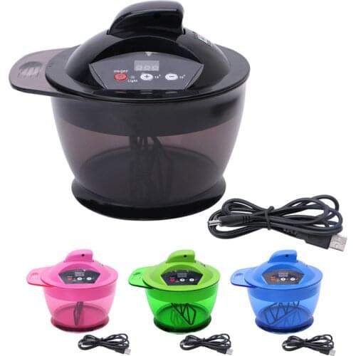 2020 Brand New 320ml Electric Hair Coloring Bowl Stirrer Tool Plastic Automatic Mixer For Hairs Color Mixing Professional