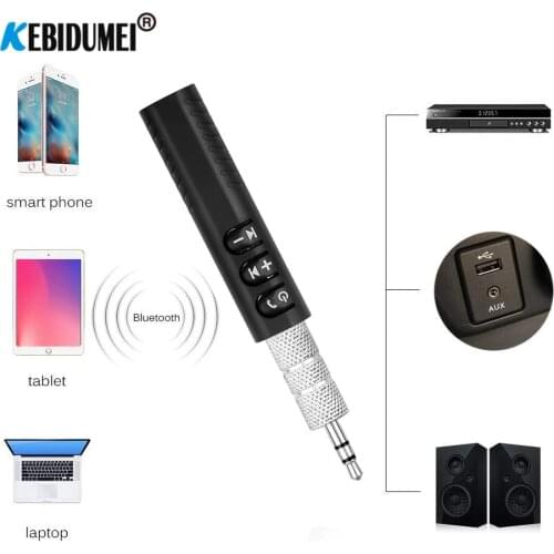 Handsfree Bluetooth 5.0 Audio Receiver WIreless 3.5mm Jack Car Kit MP3 Music Adapter for Car Radio Mp3 Player Speaker Earphone