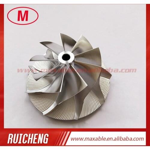 K16 reverse 49.55/67.00mm 9+0blades performance turbo billet/milling/aluminum 2618 compressor wheel